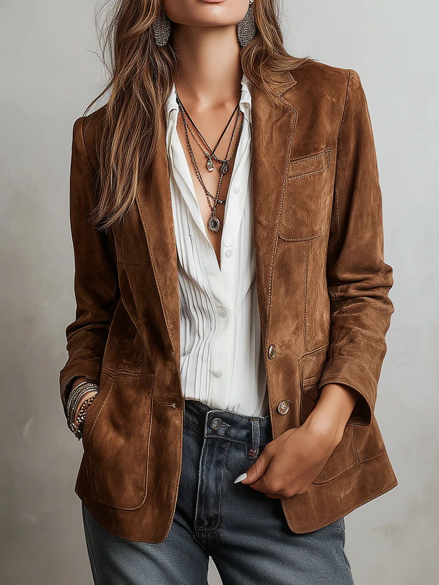Marcella | Saco vintage café