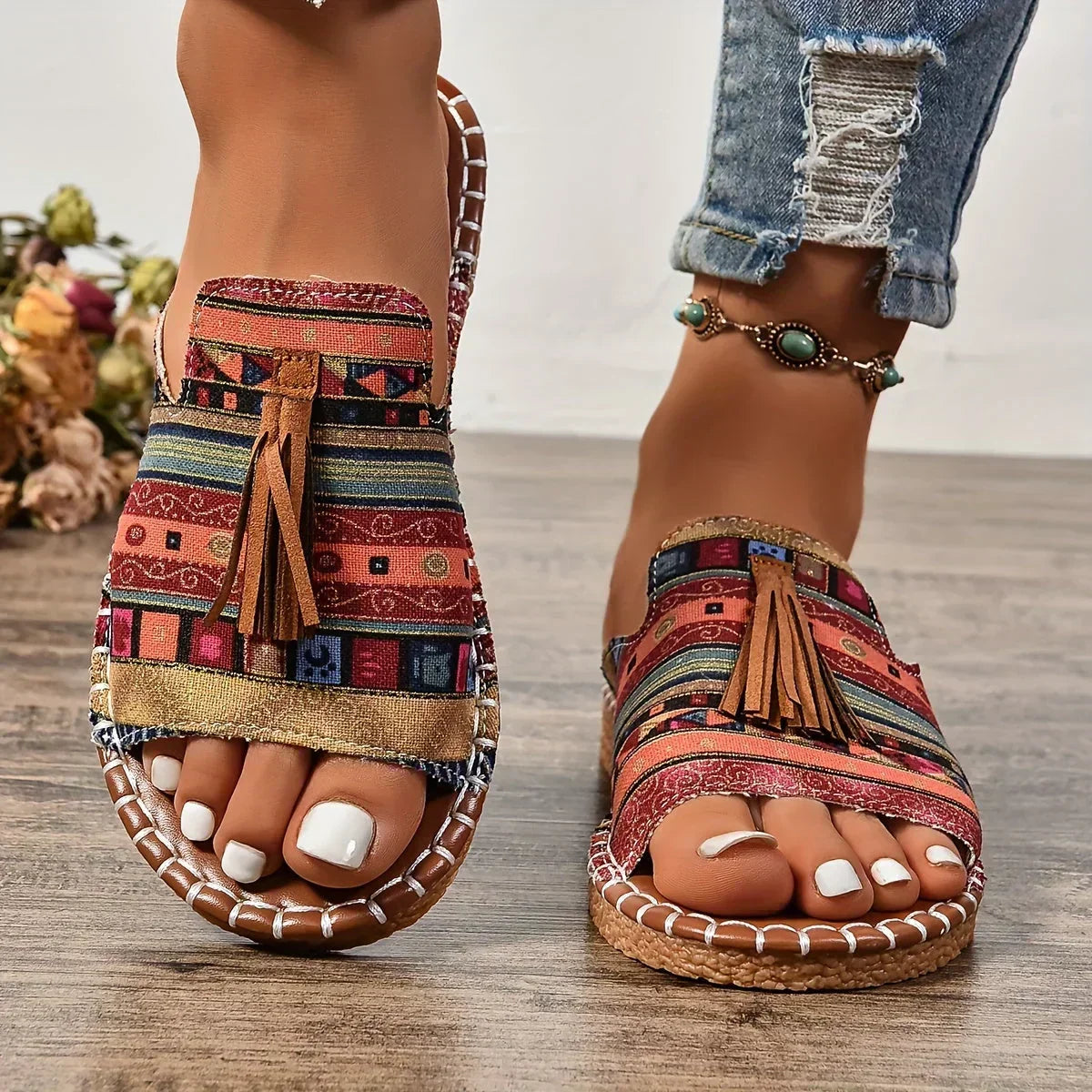 Blanca™ – Sandalia Boho Comfort