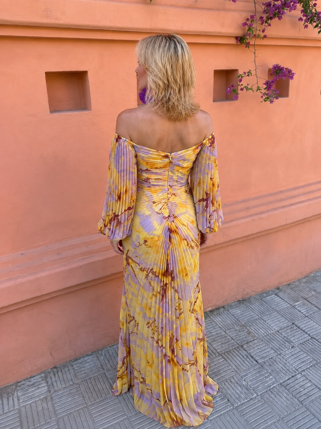 Greta | Vestido Largo Floral con Escote en V