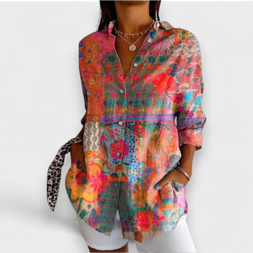 Rafaela - Camisa con estampado romántico
