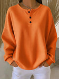 Milagros | Sudadera Henley texturizada
