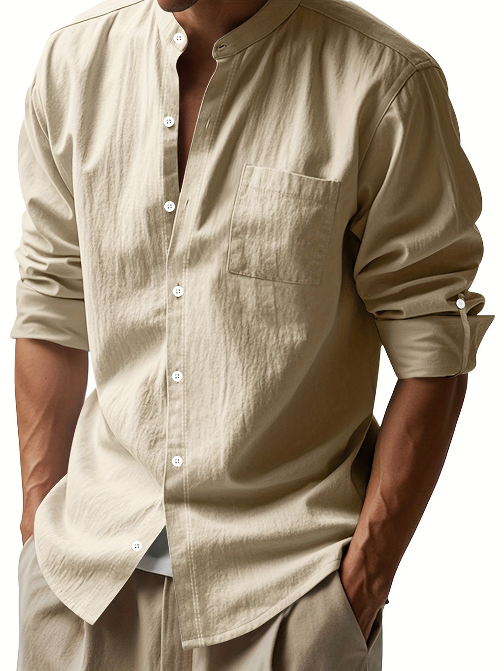 Damiano™ - Camisa masculina elegante de manga larga y diseño moderno