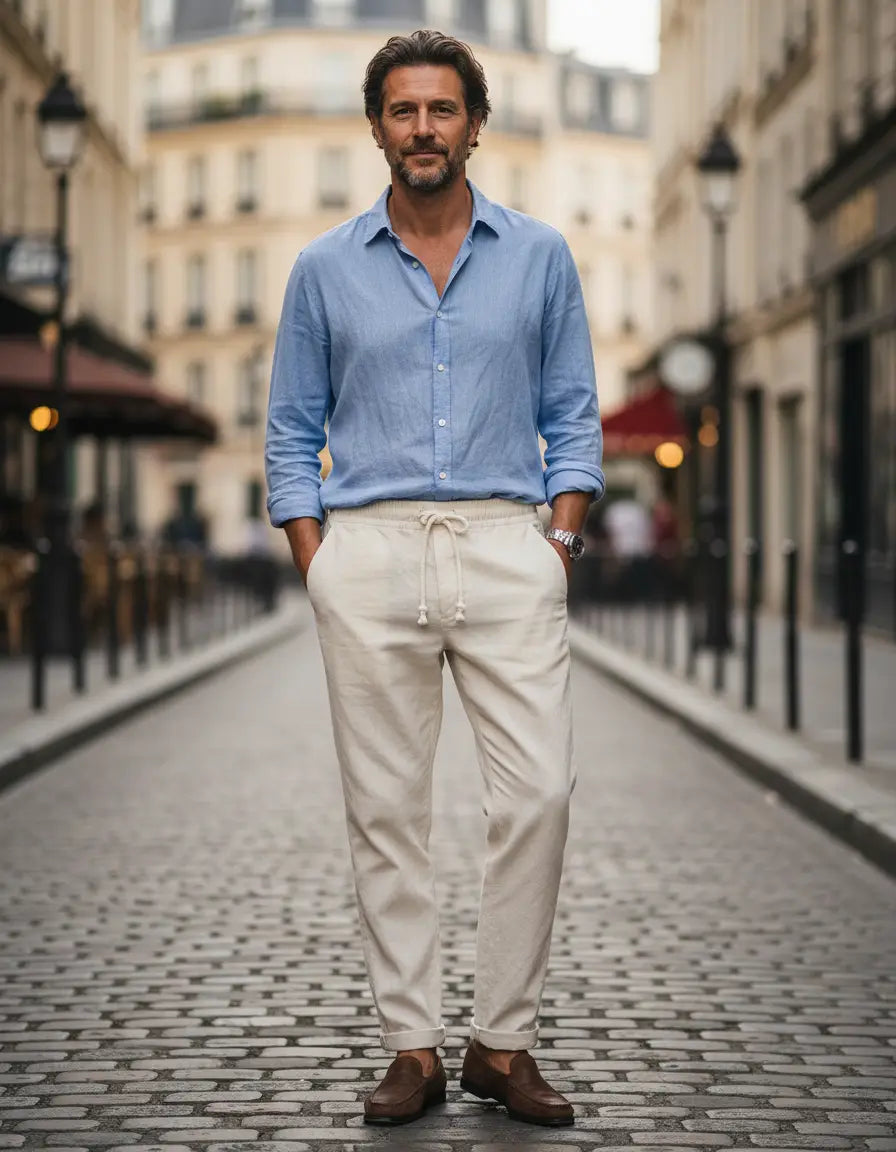 Iván™ - Pantalón masculino elegante con ajuste cómodo