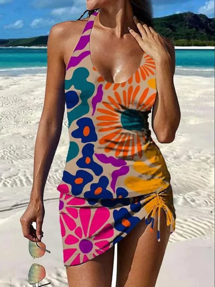 Tankini Fiesta Floral Flat