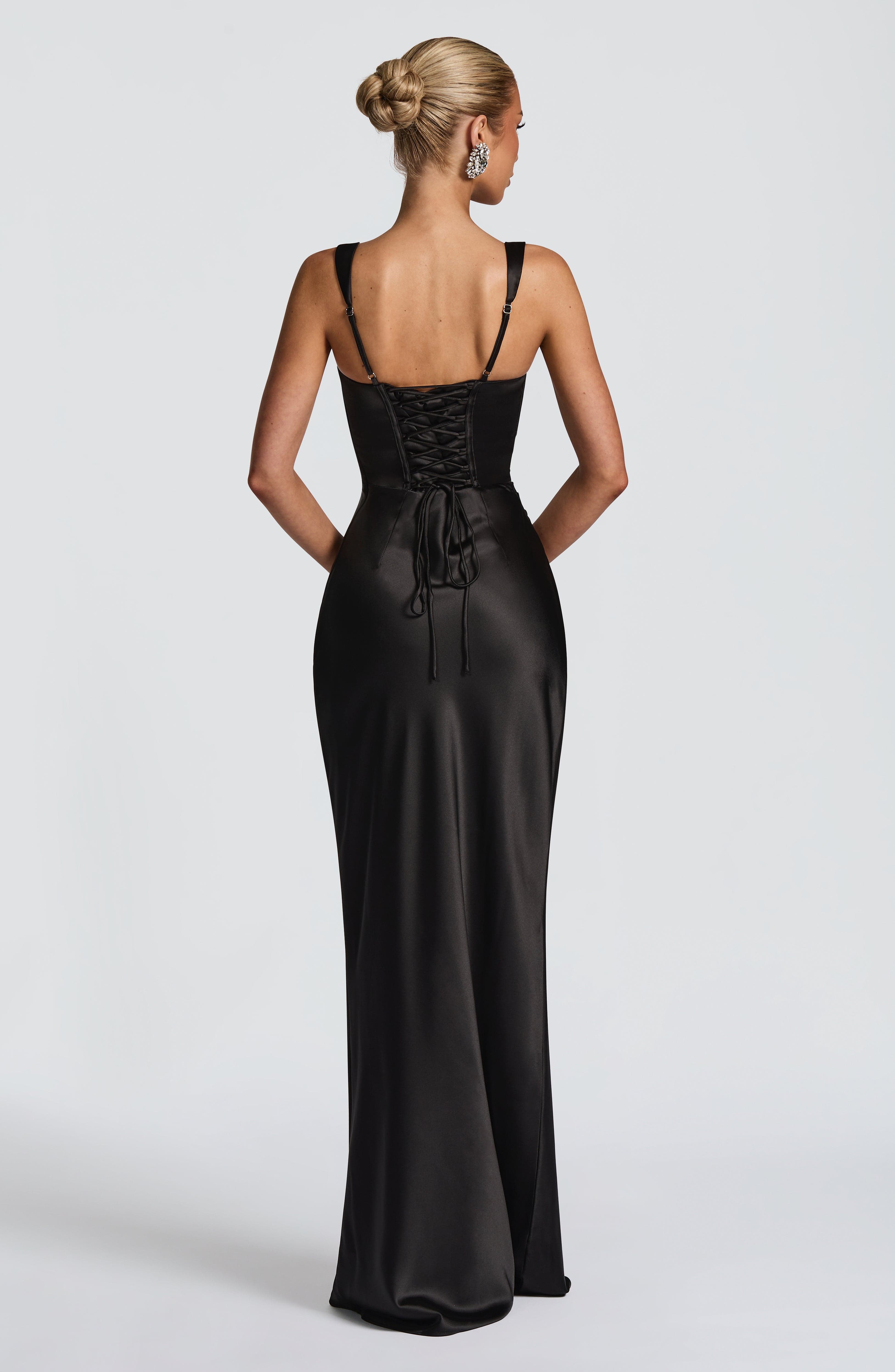 Vestido Naeti™ | Maxi Satinado Escote Cuadrado - Best Seller