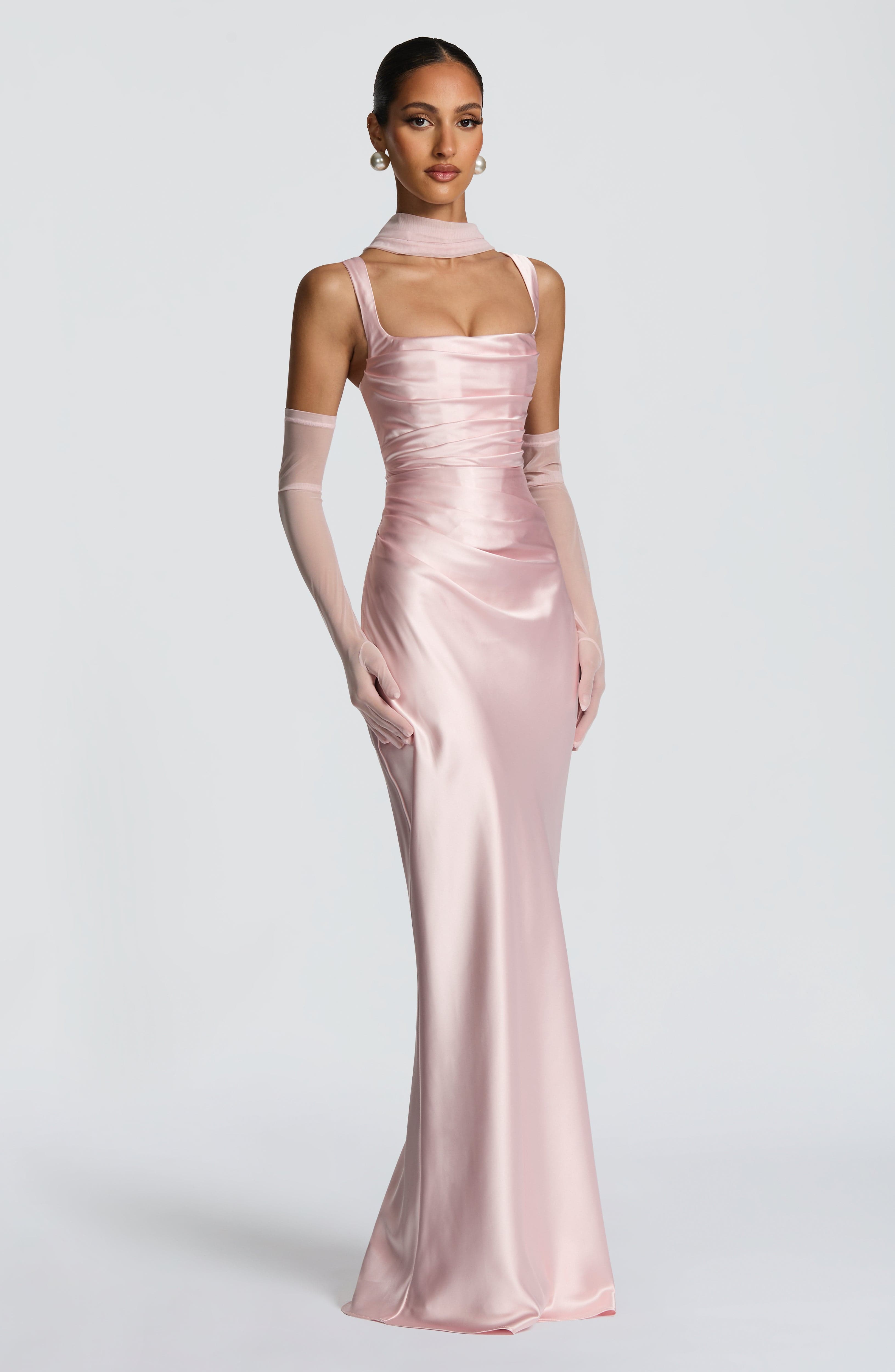 Vestido Naeti™ | Maxi Satinado Escote Cuadrado - Best Seller