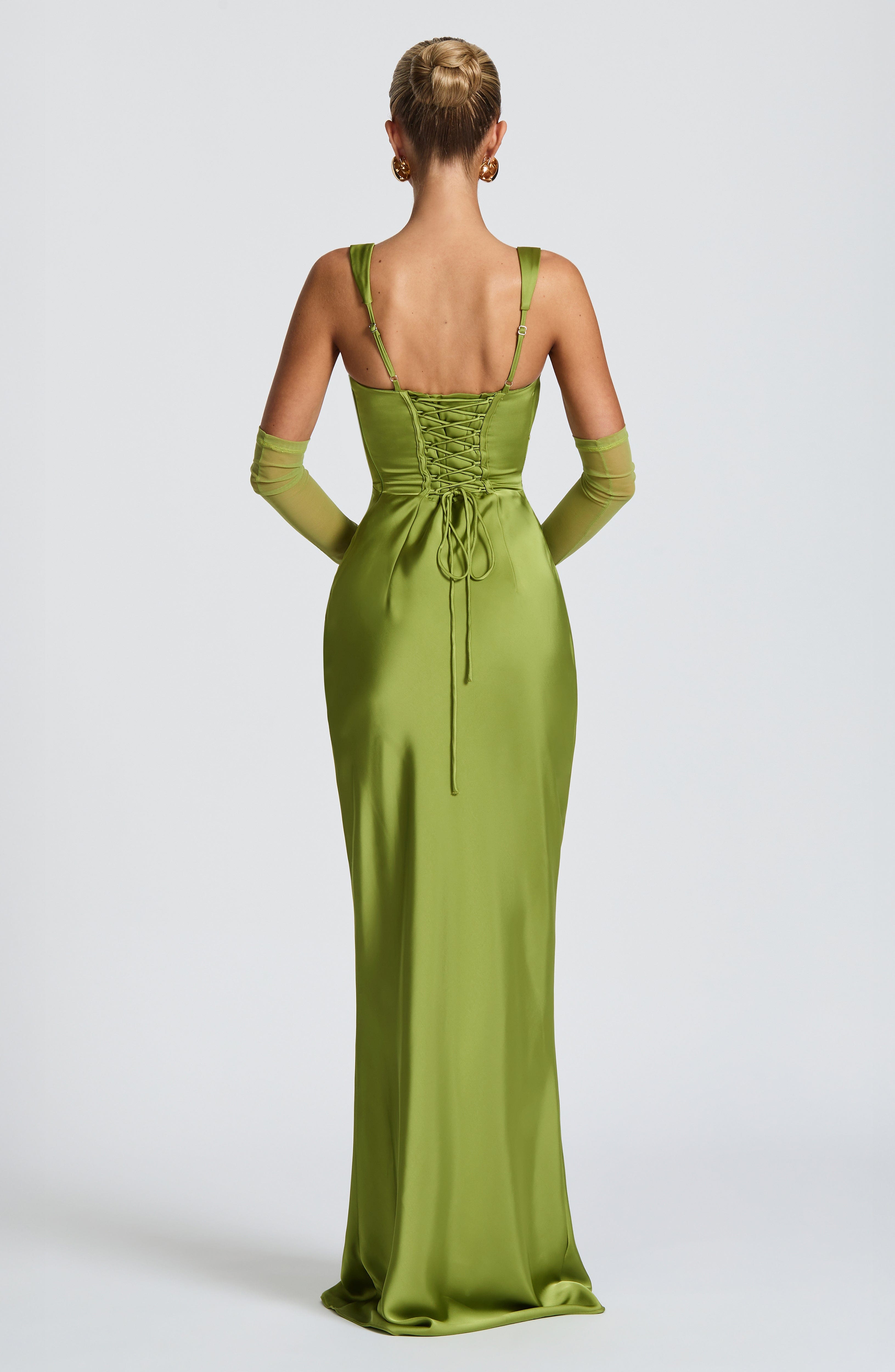 Vestido Naeti™ | Maxi Satinado Escote Cuadrado - Best Seller
