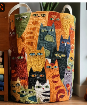 Whiskers | Cesto para la Ropa Pandilla Gatuna