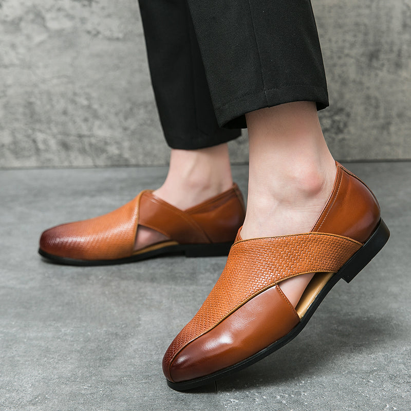 Jacobo™ - Mocasines de cuero vintage con presencia refinada