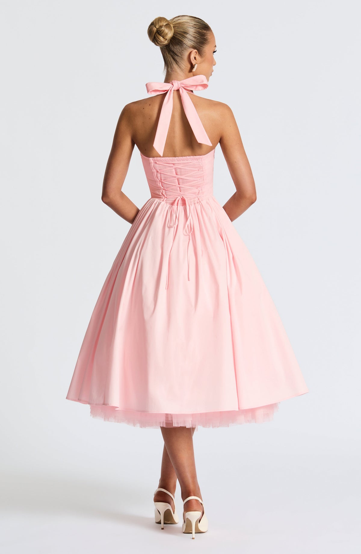 Vestido Beatriz™ | Midi Corsé Halter Cintura Alta - Best Seller
