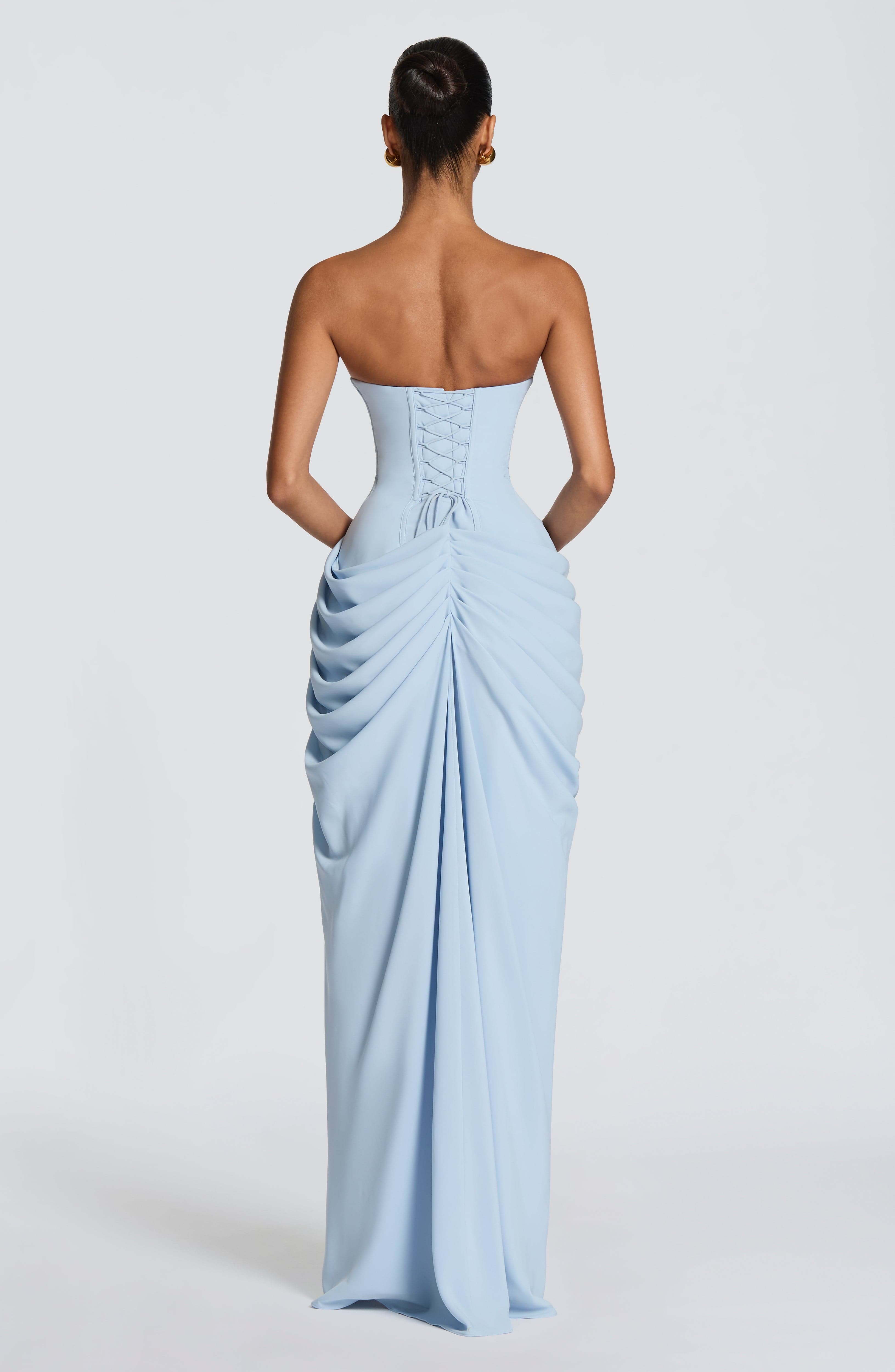 Vestido Lola™ | Maxi Strapless Corsé Interno - Best Seller