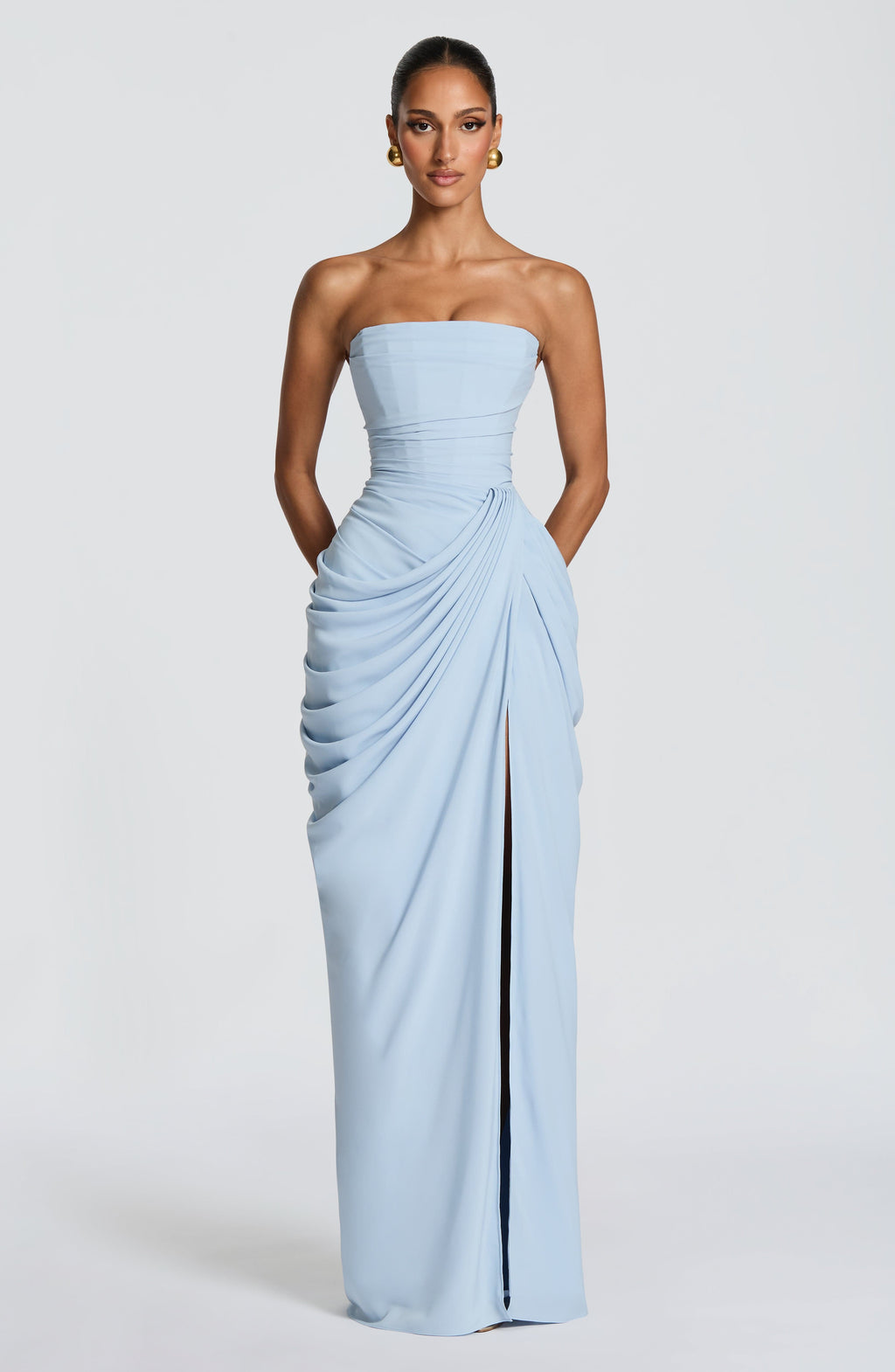 Vestido Lola™ | Maxi Strapless Corsé Interno - Best Seller