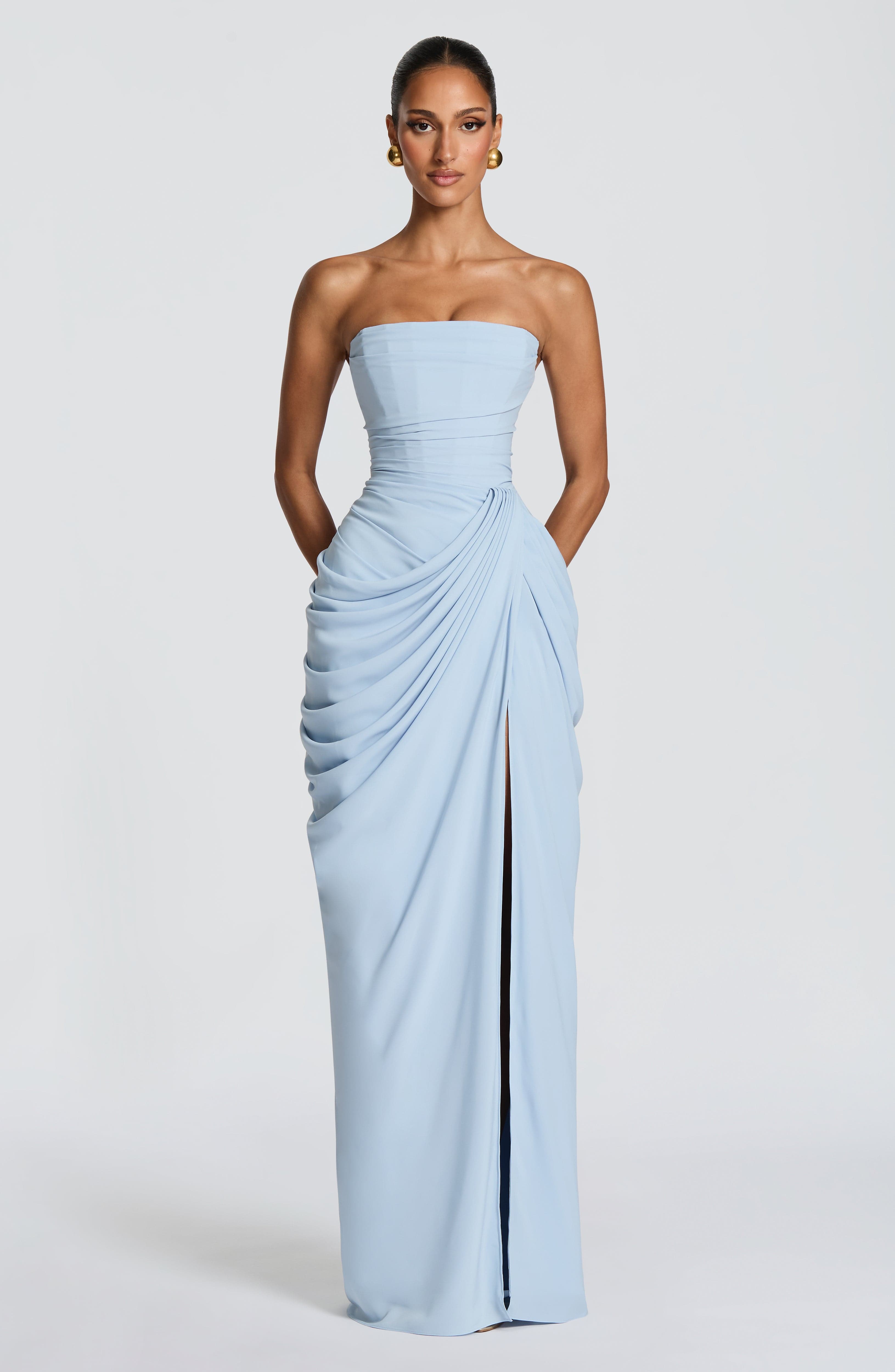 Vestido Lola™ | Maxi Strapless Corsé Interno - Best Seller