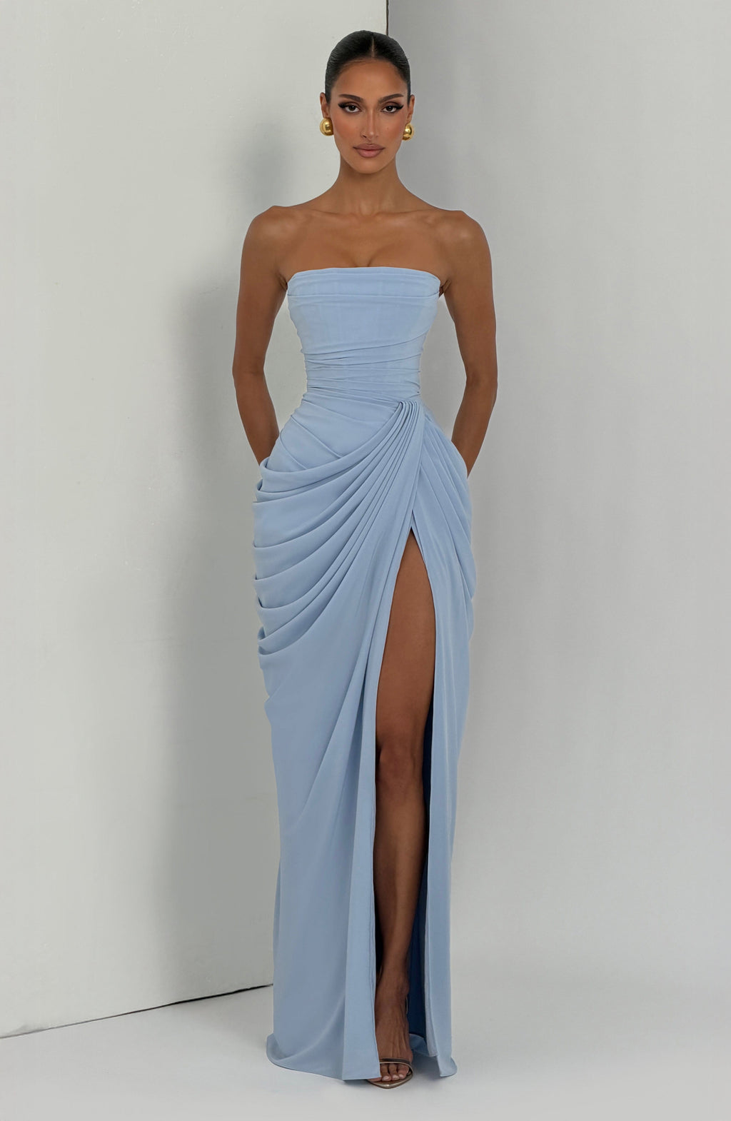 Vestido Lola™ | Maxi Strapless Corsé Interno - Best Seller