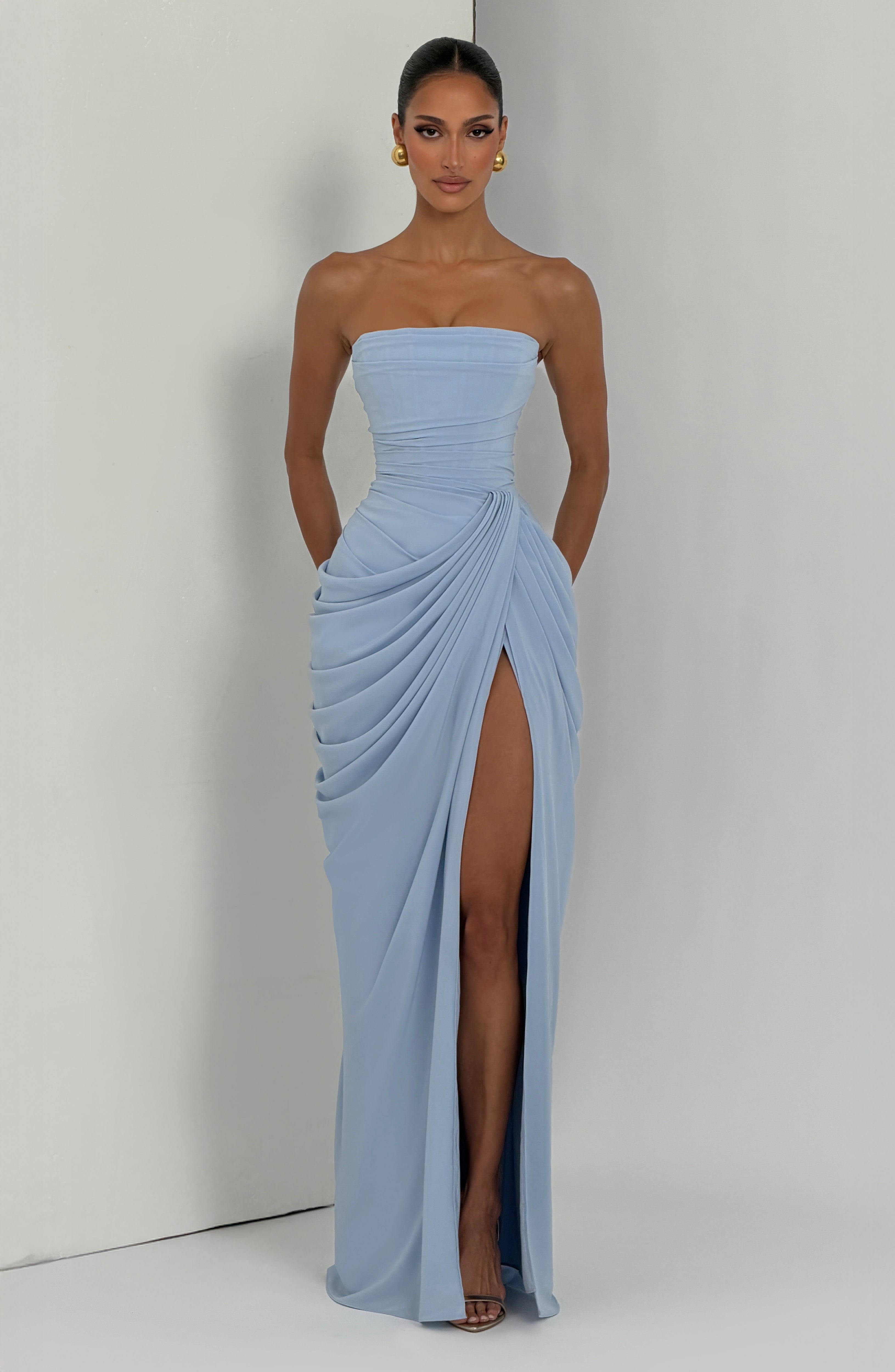 Vestido Lola™ | Maxi Strapless Corsé Interno - Best Seller