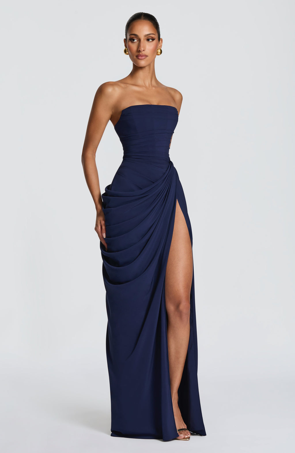 Vestido Lola™ | Maxi Strapless Corsé Interno - Best Seller