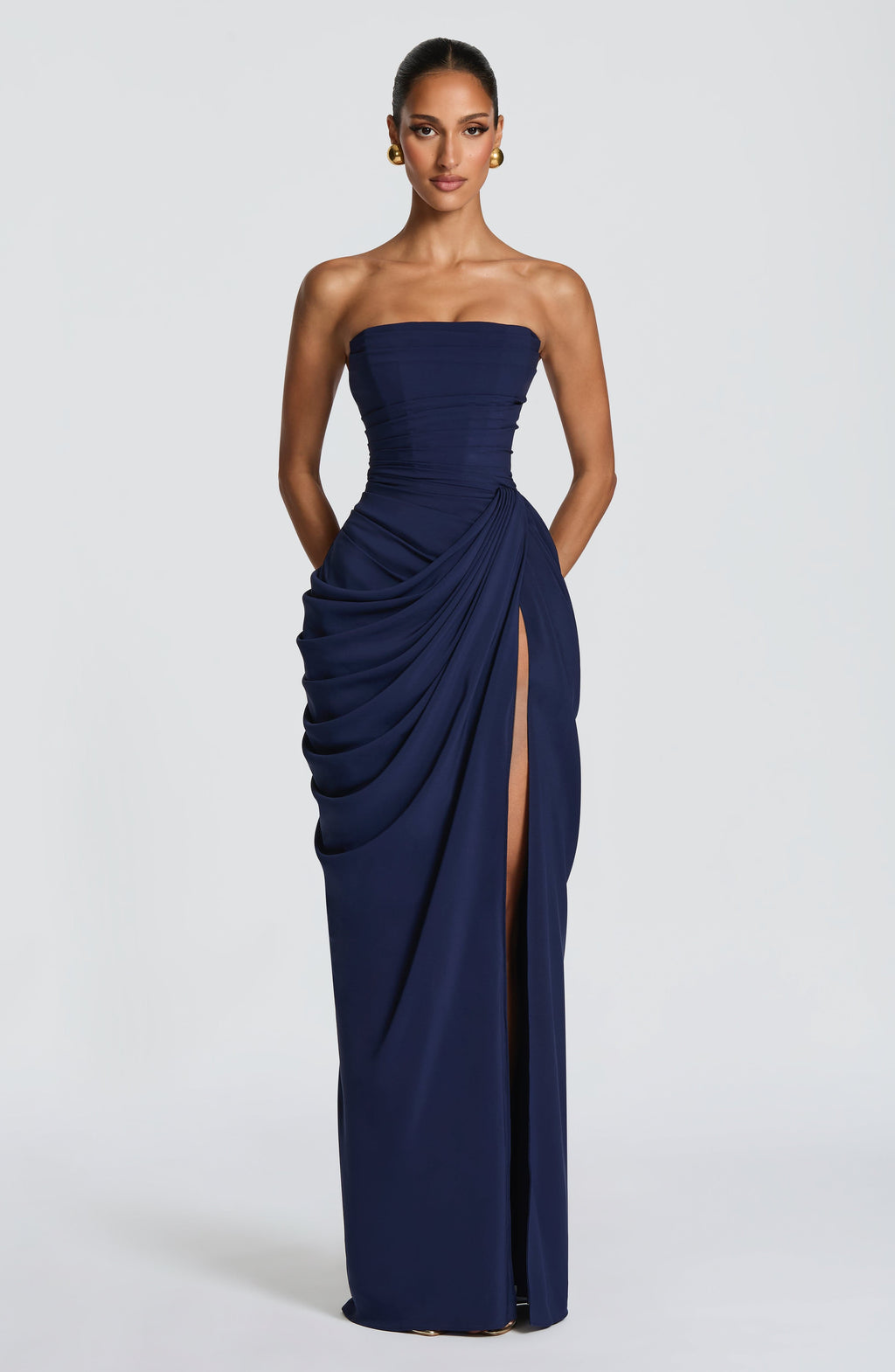 Vestido Lola™ | Maxi Strapless Corsé Interno - Best Seller