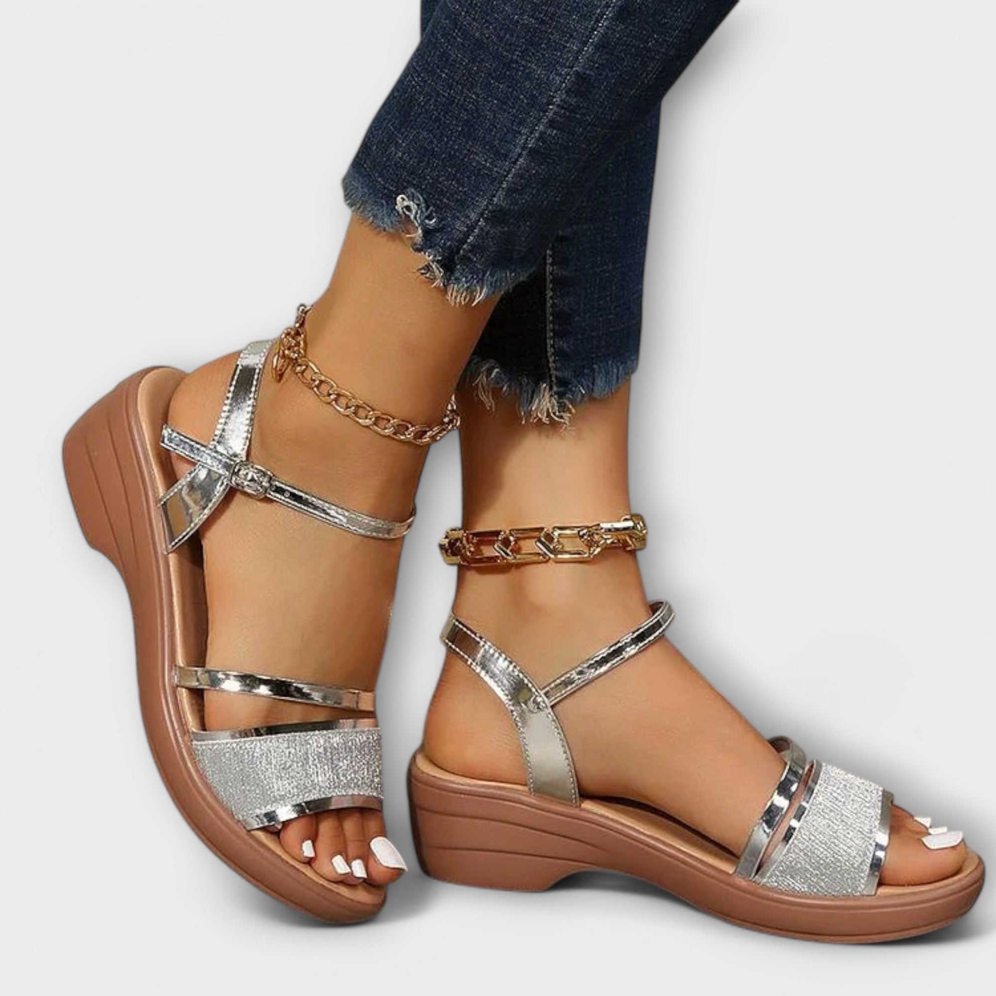 Blanca™ – Sandalia Crystal Comfort