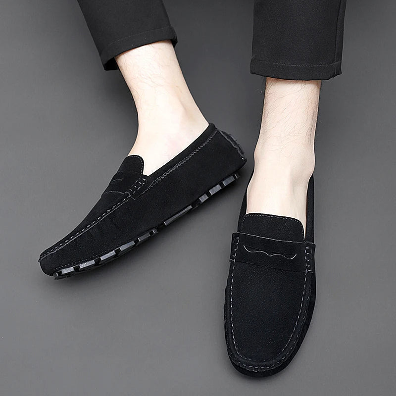 Camilo™ - Mocasines de ante de confort premium