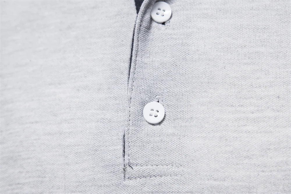 Marcos™ - Polo Casual de Manga Larga Refinado