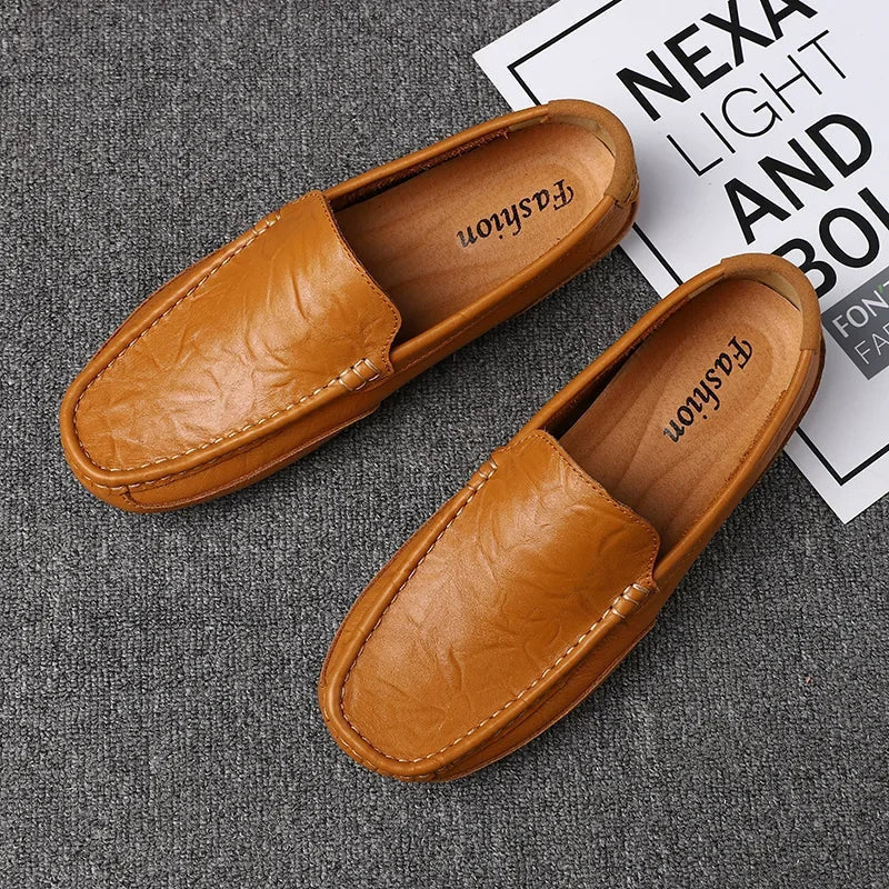 Donato™ - Mocasines de cuero vintage con carácter distinguido