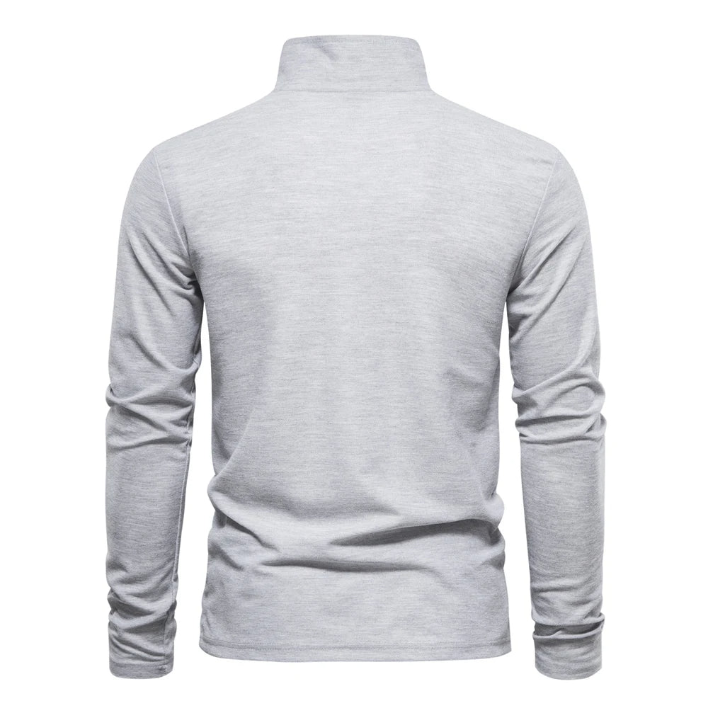Marcos™ - Polo Casual de Manga Larga Refinado