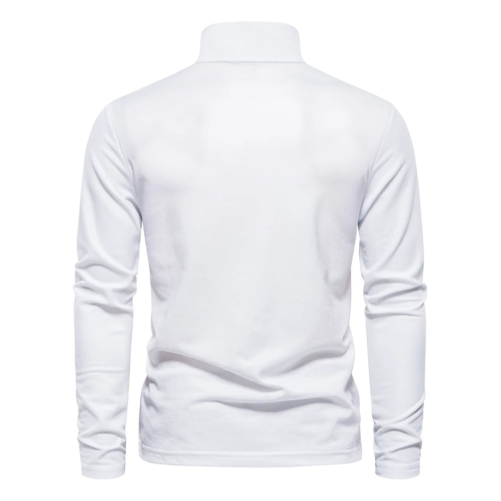 Marcos™ - Polo Casual de Manga Larga Refinado