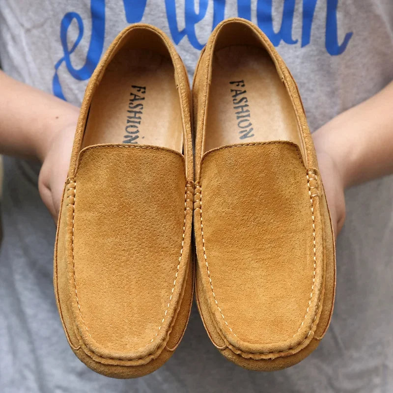 Massimo™ - Mocasines elegantes de ante de primera calidad de clase exclusiva
