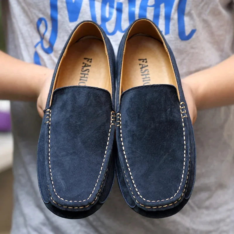 Massimo™ - Mocasines elegantes de ante de primera calidad de clase exclusiva