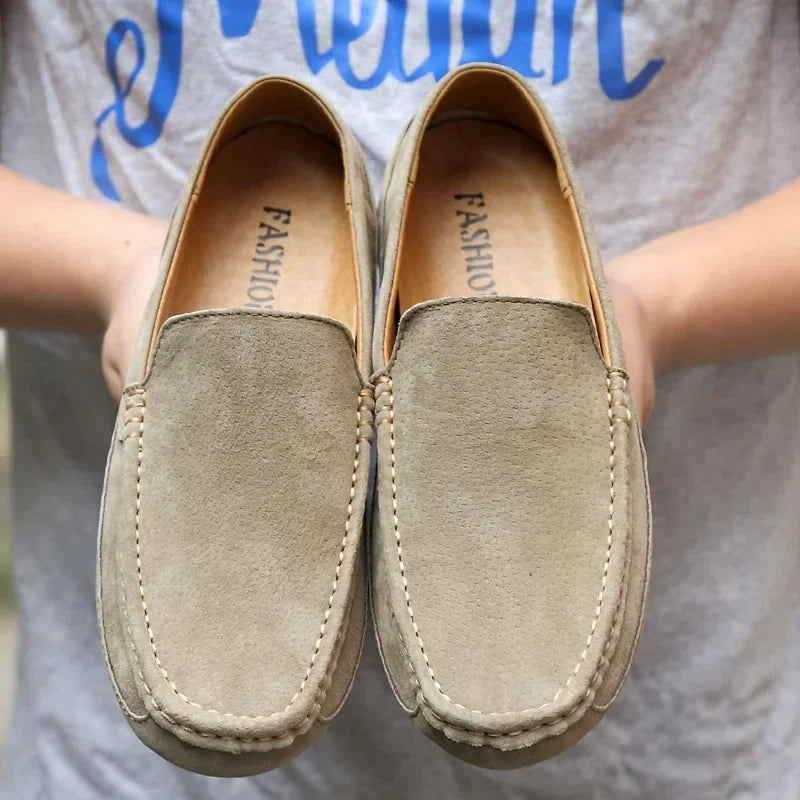 Massimo™ - Mocasines elegantes de ante de primera calidad de clase exclusiva