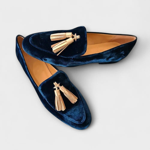 Blanca™ - Mocasines vintage con flecos