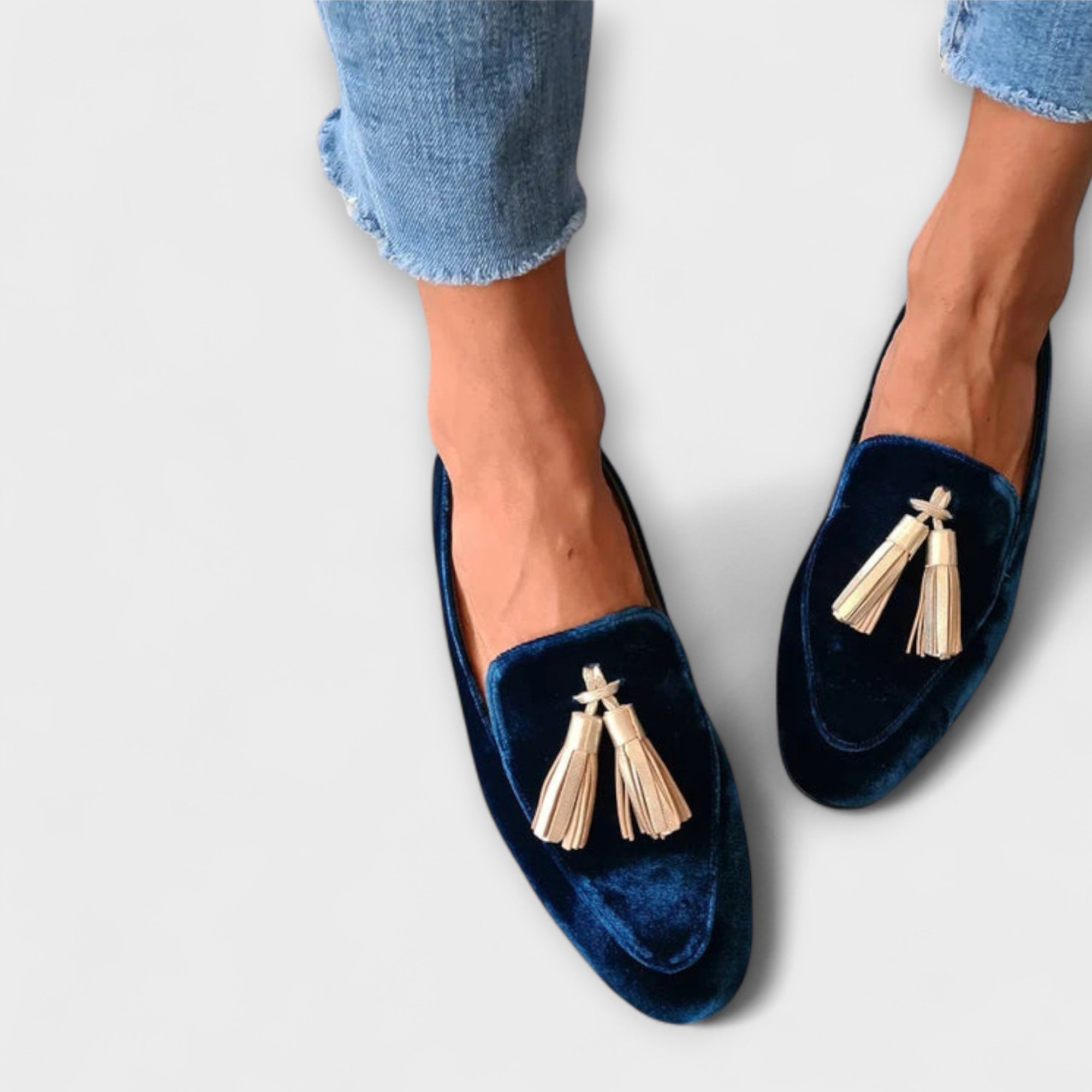 Blanca™ - Mocasines vintage con flecos