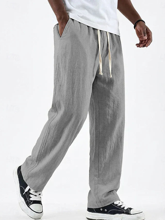Julián™ - Pantalón wide leg moderno con acabado refinado