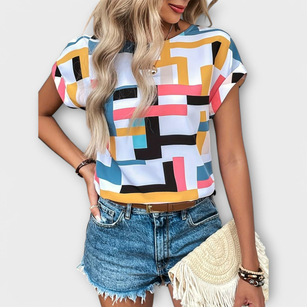 Mónica - Blusa de manga corta