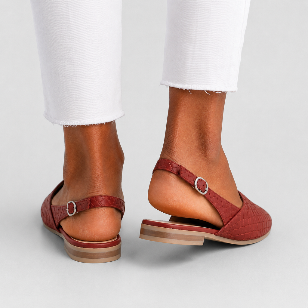 Simone | Mocasines Trenzados con Tira Trasera