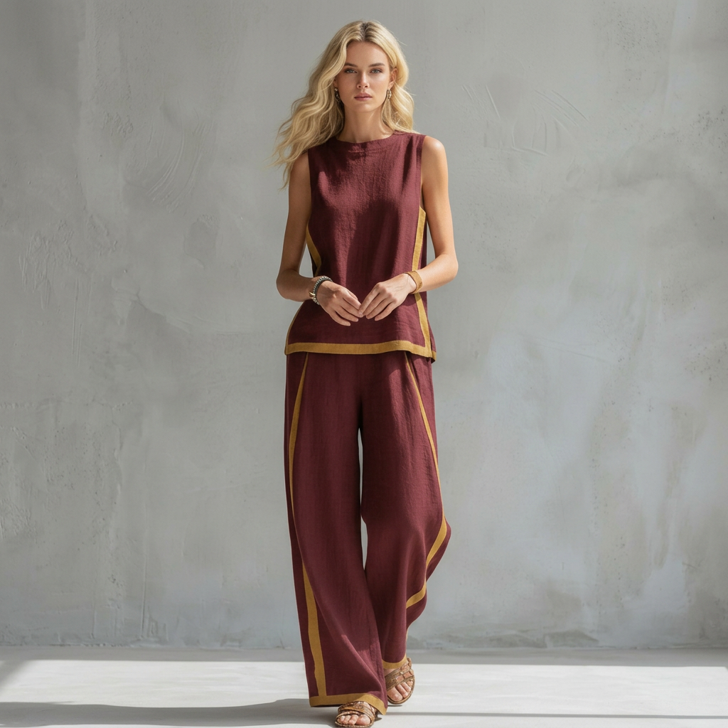 Conjunto Carla™| Conjunto Elegante de Lino