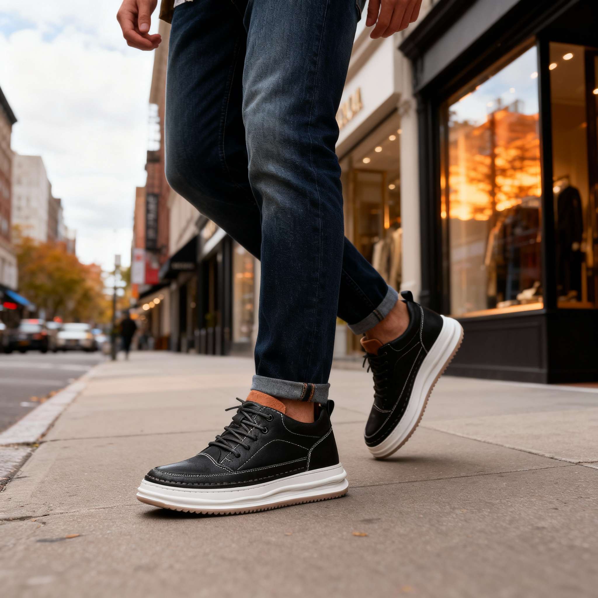 Roberto™ – Zapatillas de Cuero Sintético Premium