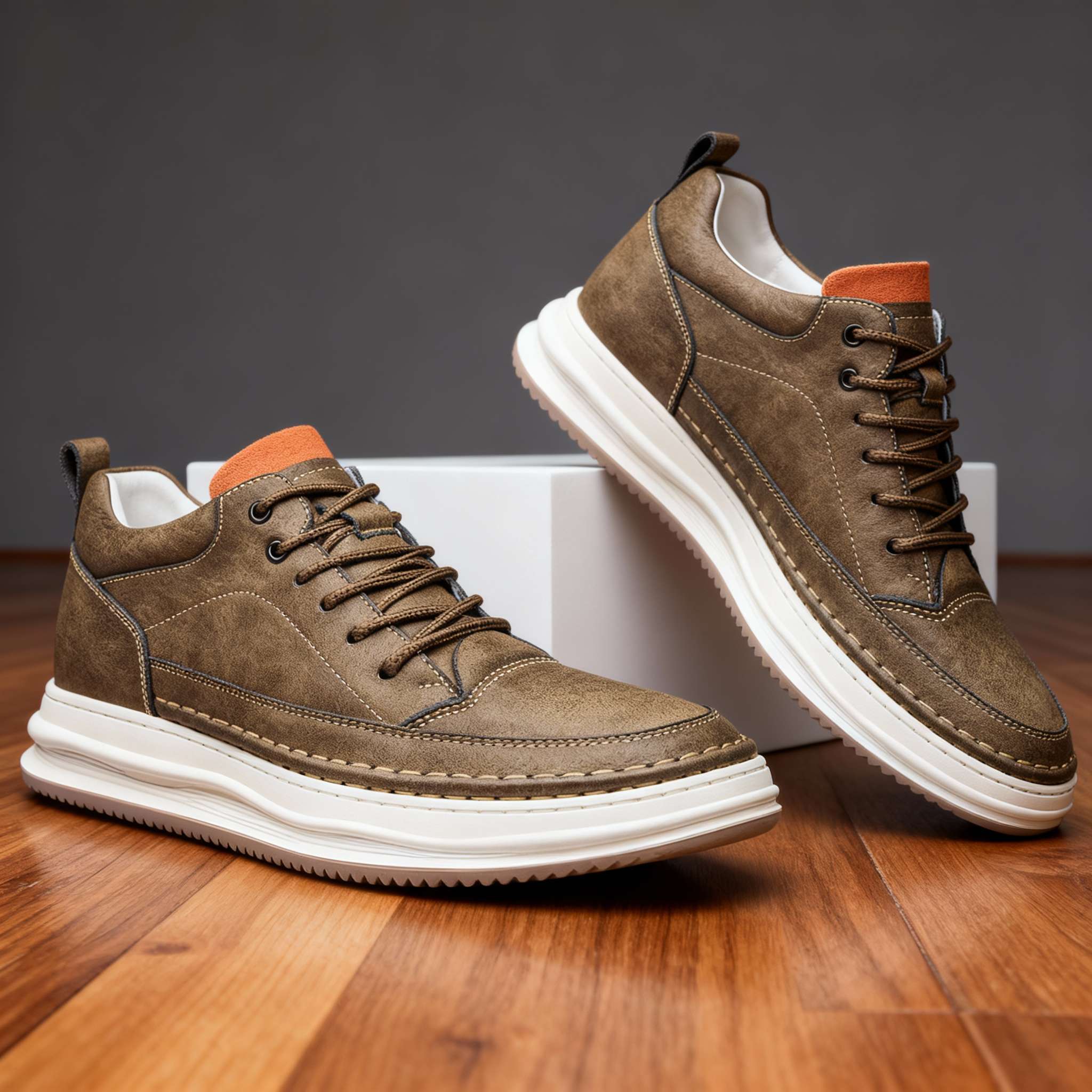 Roberto™ – Zapatillas de Cuero Sintético Premium