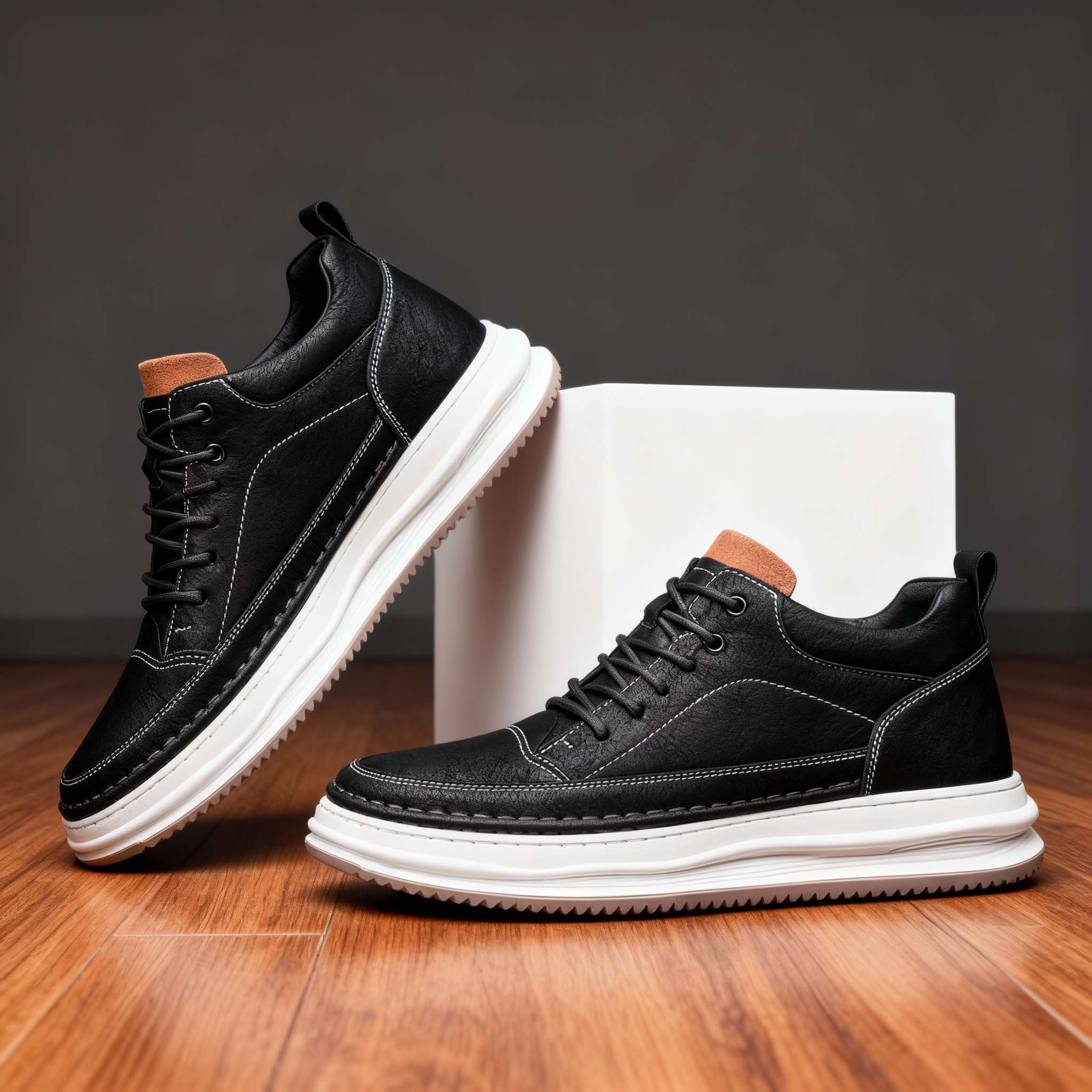 Roberto™ – Zapatillas de Cuero Sintético Premium