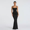 Vestido Ariadna™ | Maxi Elegante Negro y Blanco
