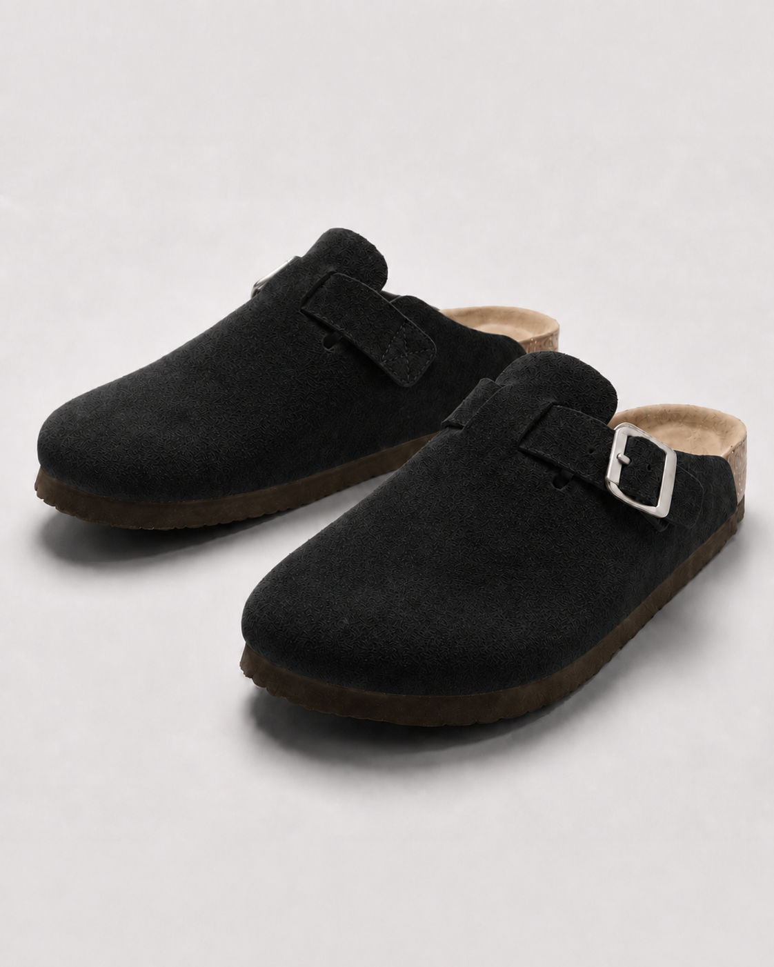 KASSEL™ | Zuecos de Ante con Plantilla Suave Premium