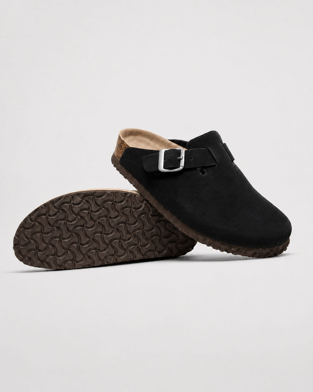KASSEL™ | Zuecos de Ante con Plantilla Suave Premium