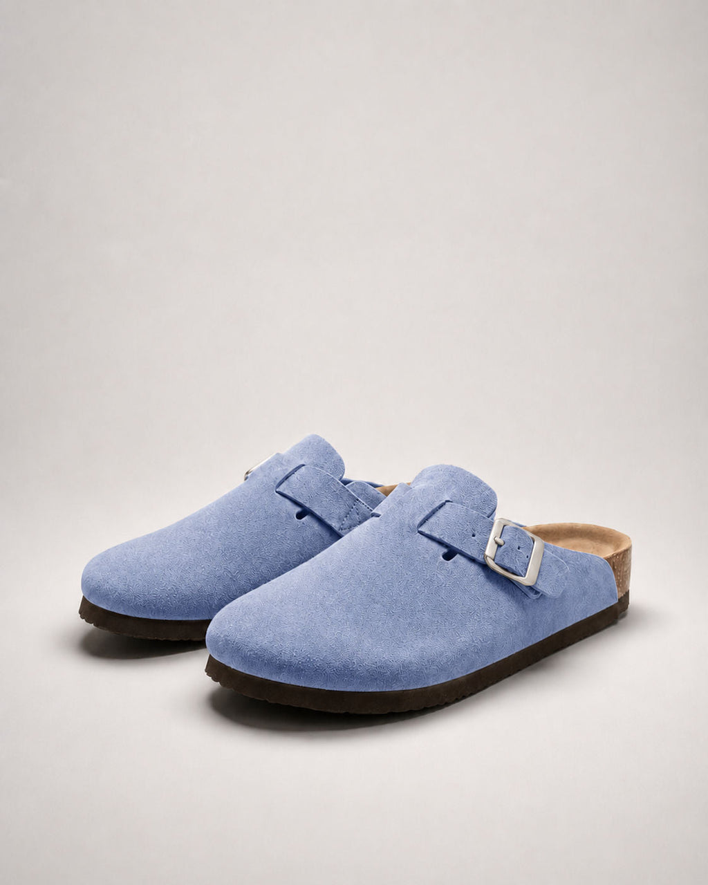 KASSEL™ | Zuecos de Ante con Plantilla Suave Premium