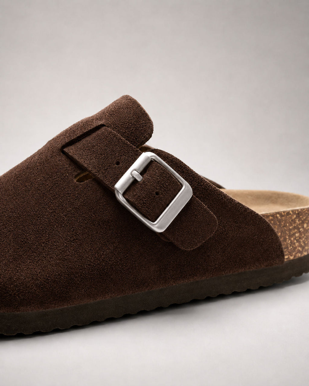 KASSEL™ | Zuecos de Ante con Plantilla Suave Premium