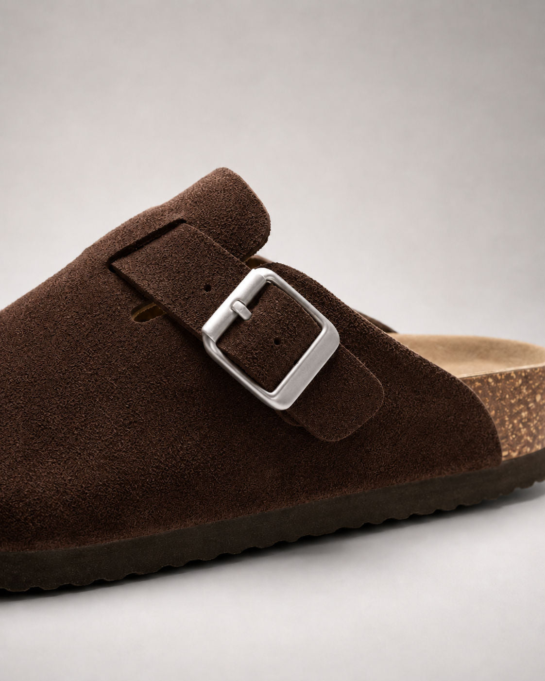 KASSEL™ | Zuecos de Ante con Plantilla Suave Premium