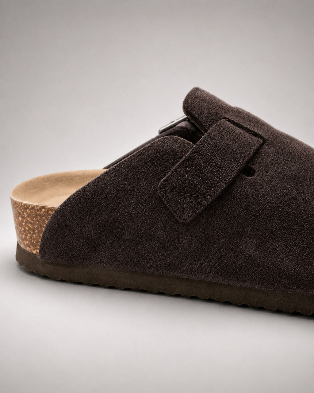 KASSEL™ | Zuecos de Ante con Plantilla Suave Premium