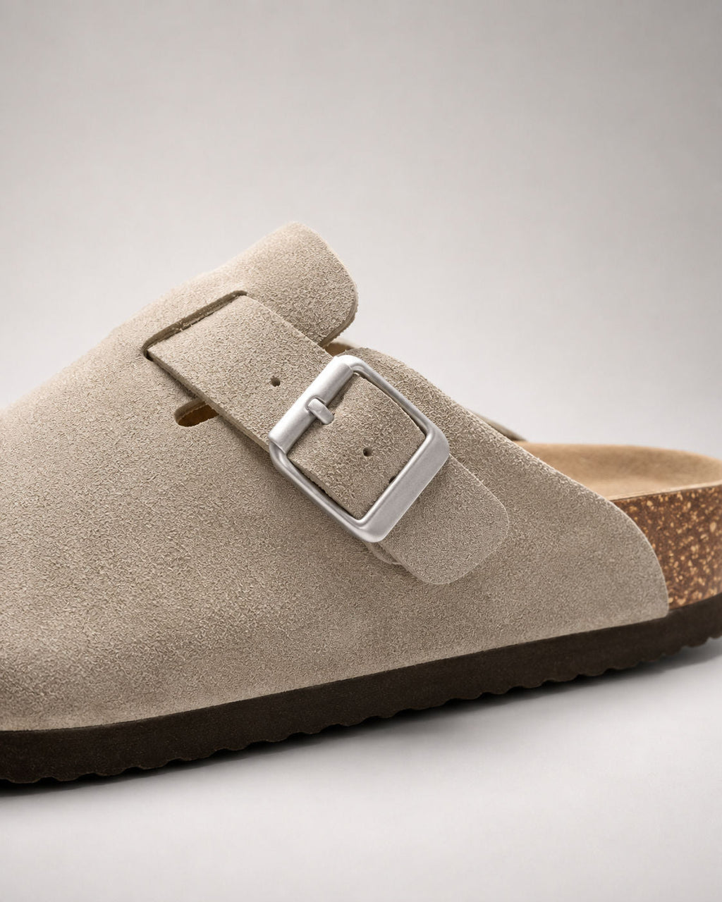 KASSEL™ | Zuecos de Ante con Plantilla Suave Premium