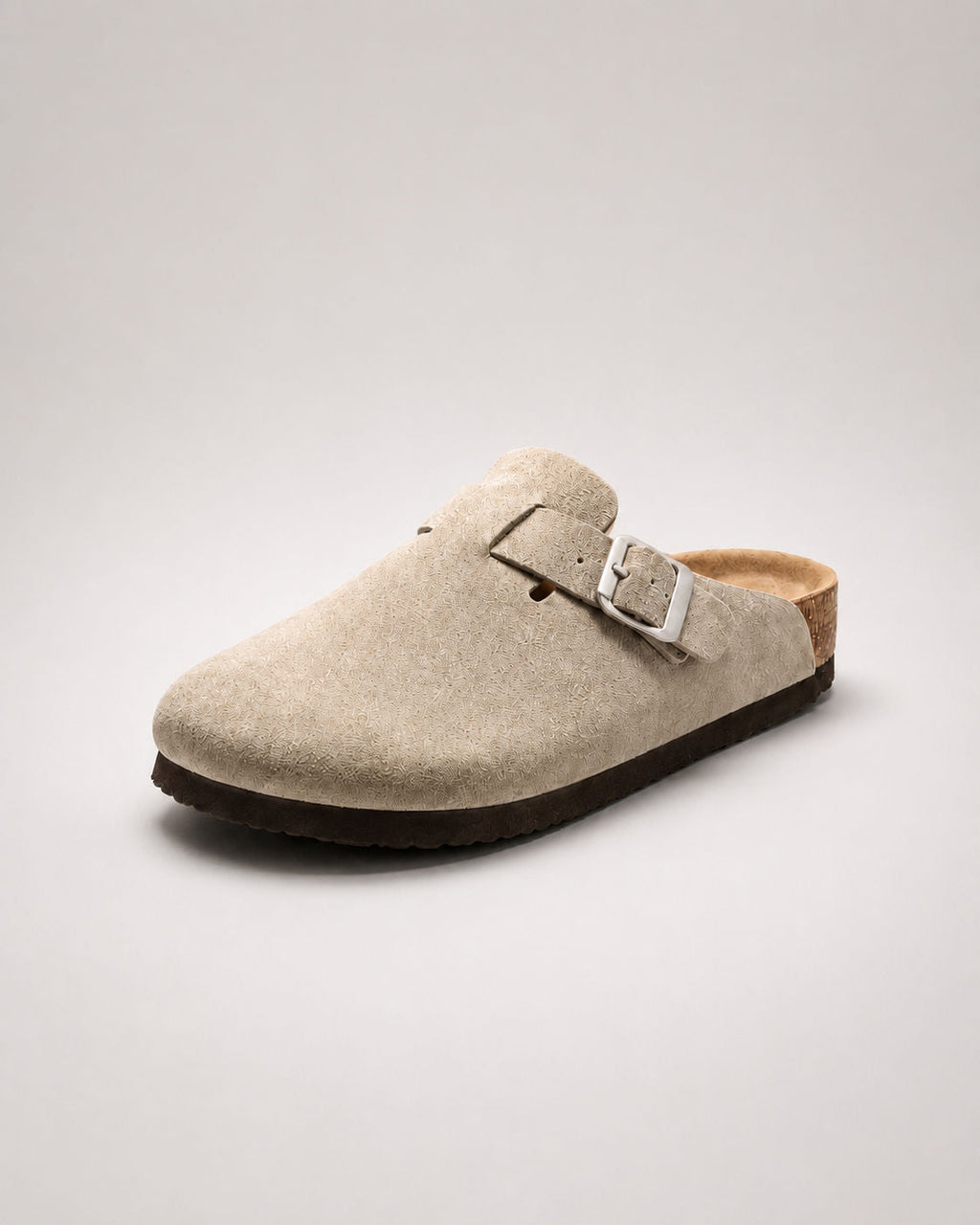 KASSEL™ | Zuecos de Ante con Plantilla Suave Premium
