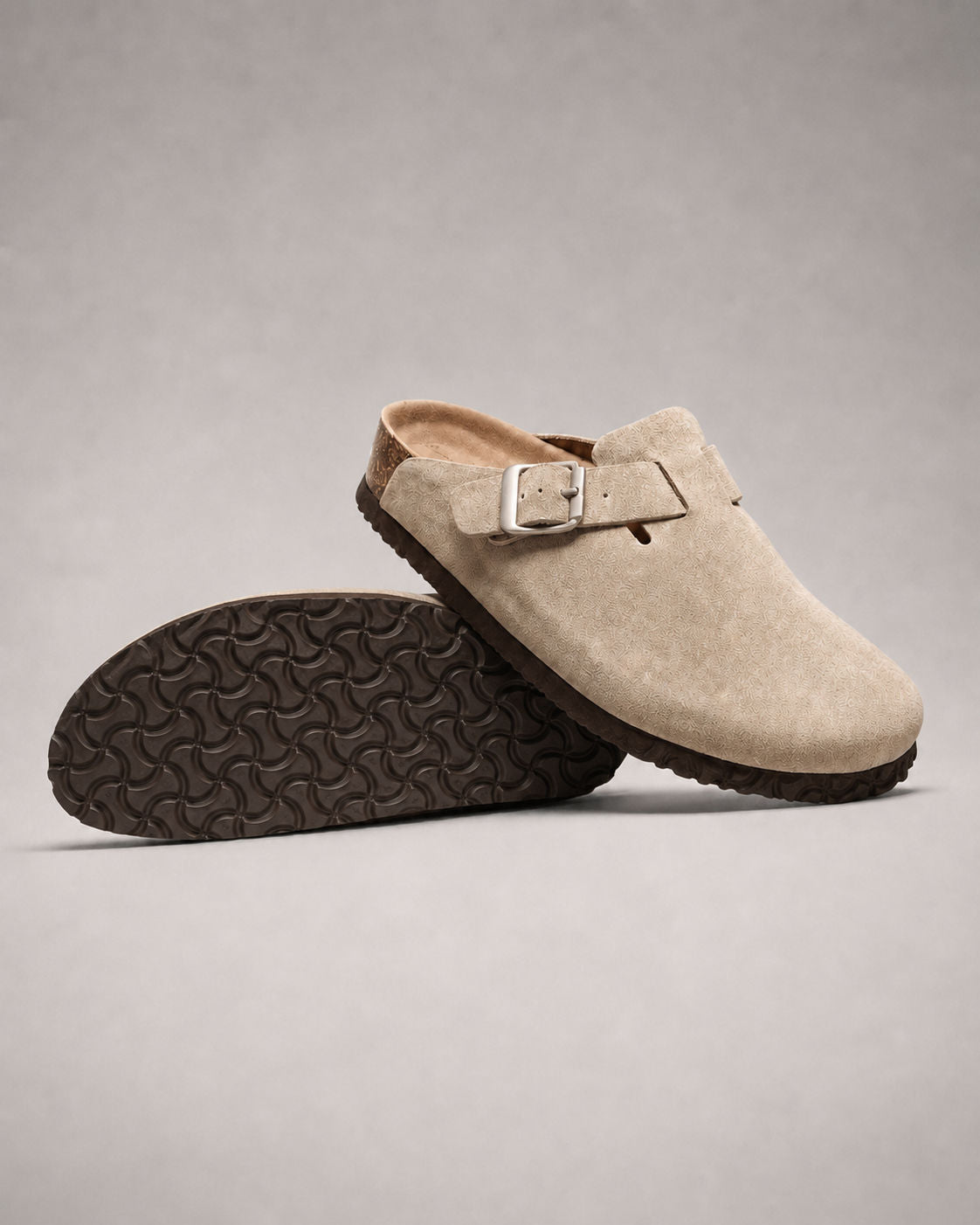 KASSEL™ | Zuecos de Ante con Plantilla Suave Premium