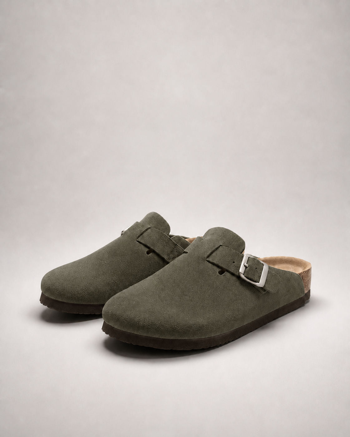 KASSEL™ | Zuecos de Ante con Plantilla Suave Premium